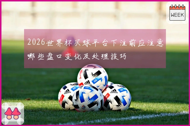 2026世界杯买球平台下注前应注意哪些盘口变化及处理技巧